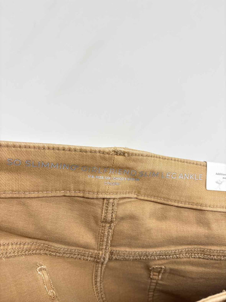 Size 10 Chico's Tan Pants