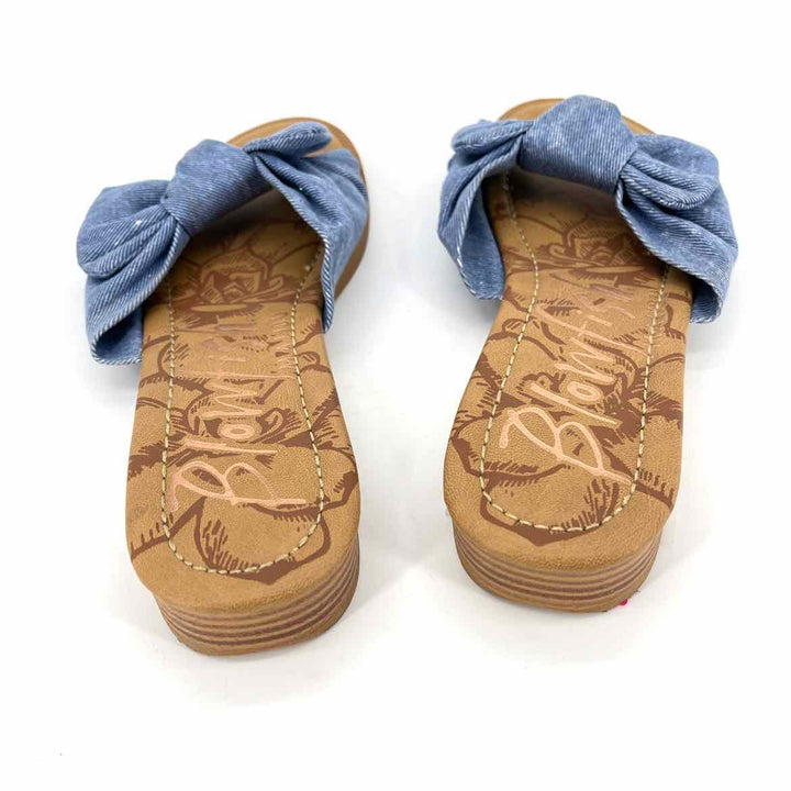 Shoe Size 10 BLOWFISH Blue Denim Sandals