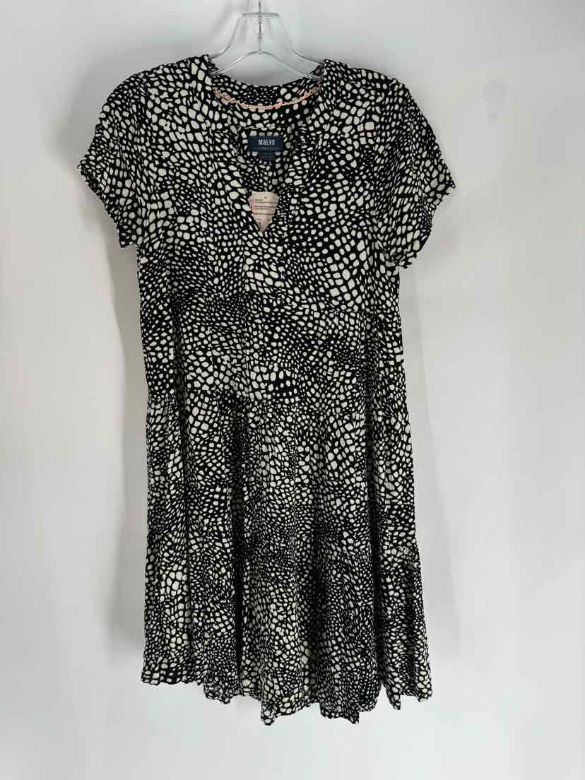 Size S MAEVE Black/White Dress