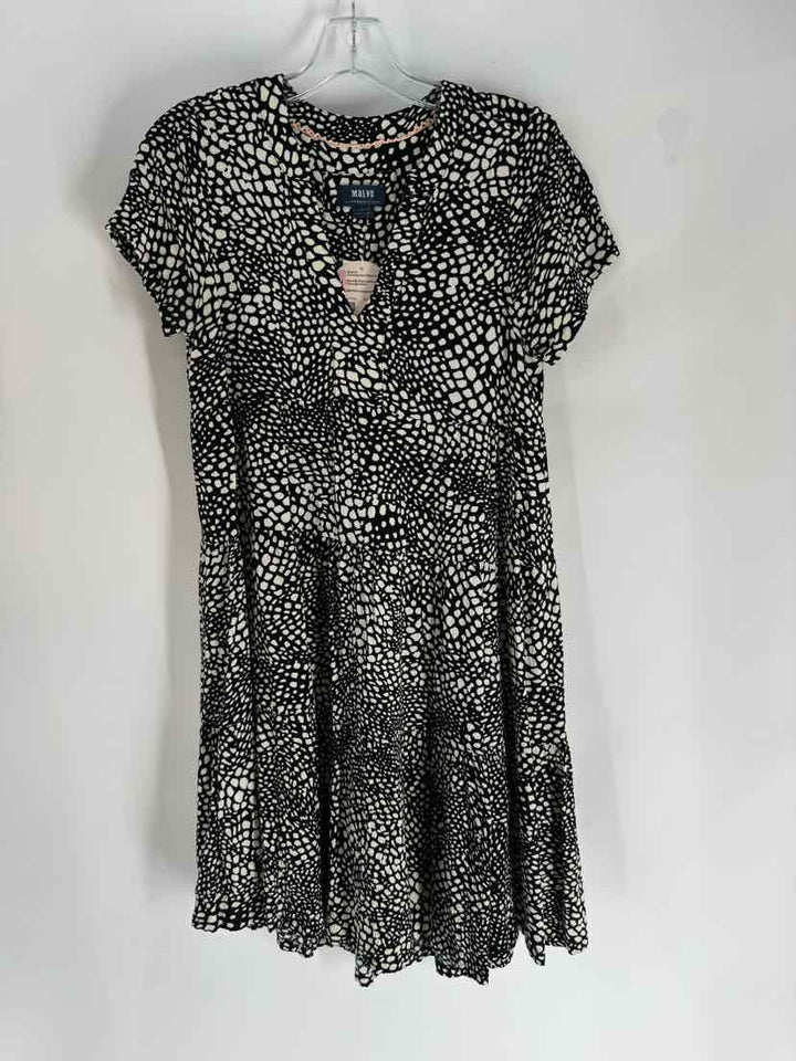 Size S MAEVE Black/White Dress
