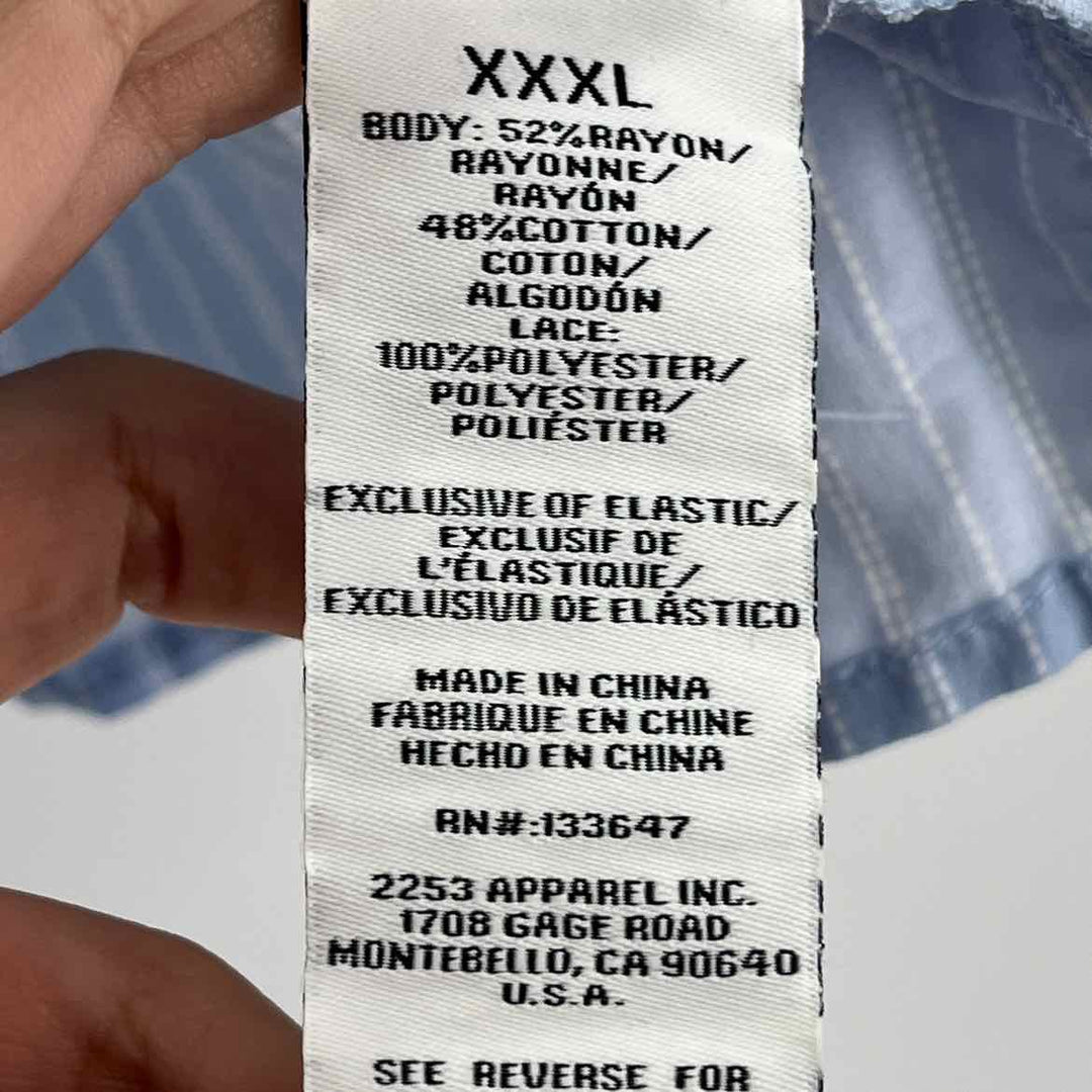 Size 3X Blue Shirt