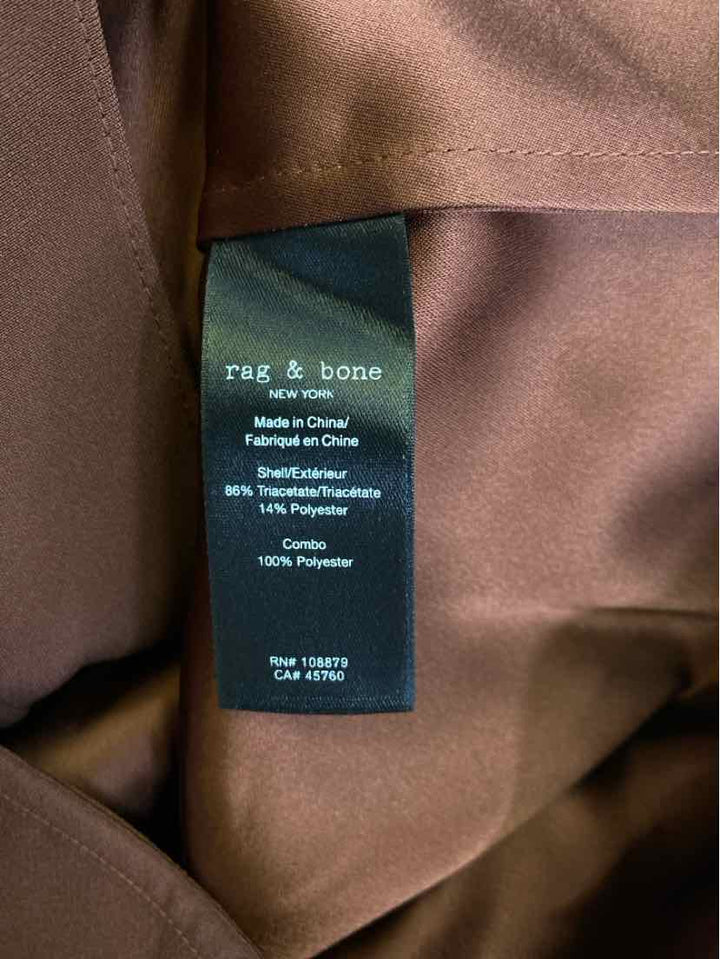 Size XS RAG & BONE Brown Shirt