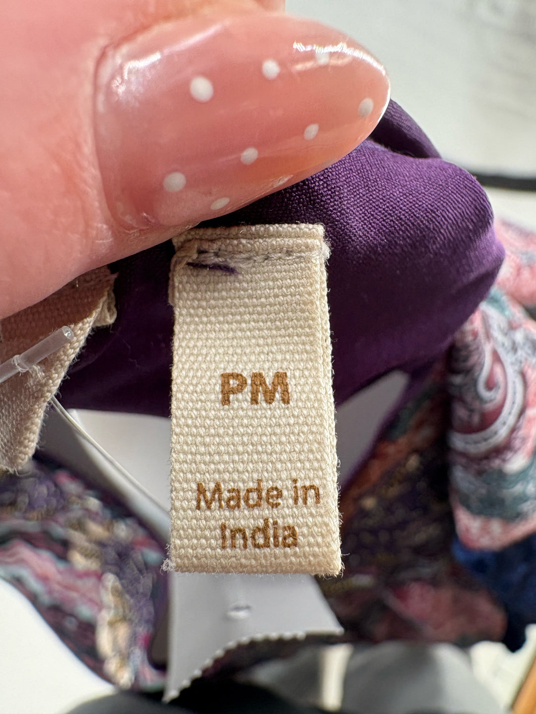 Size M SOFT SURROUNDINGS Purple Shirt