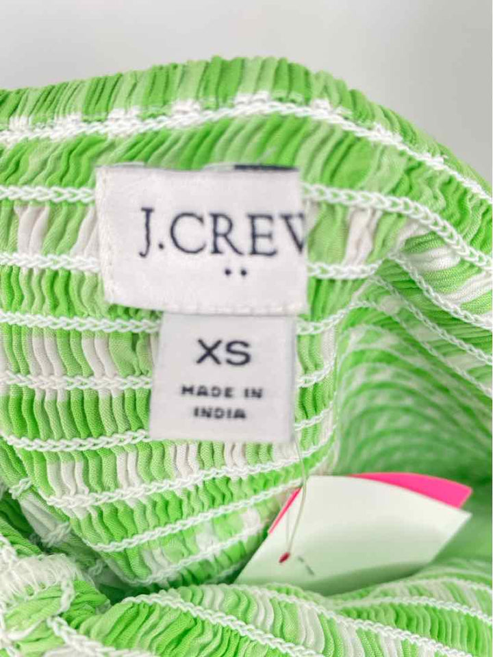 Size XS J Crew Green Print Dress