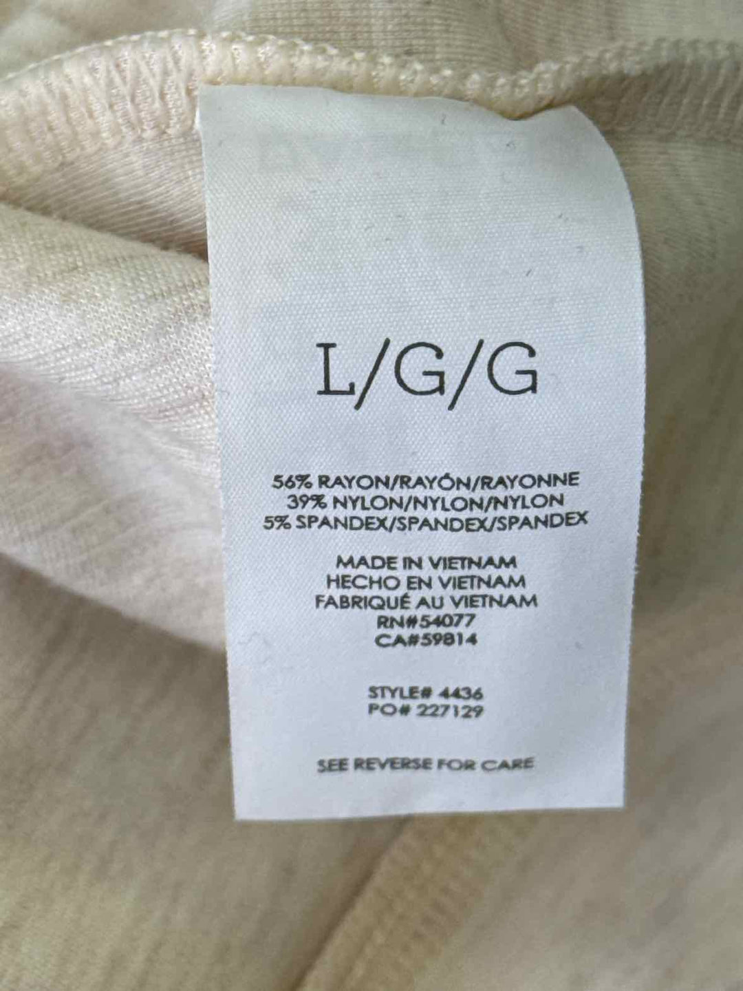 Size L CABI Cream Sweater