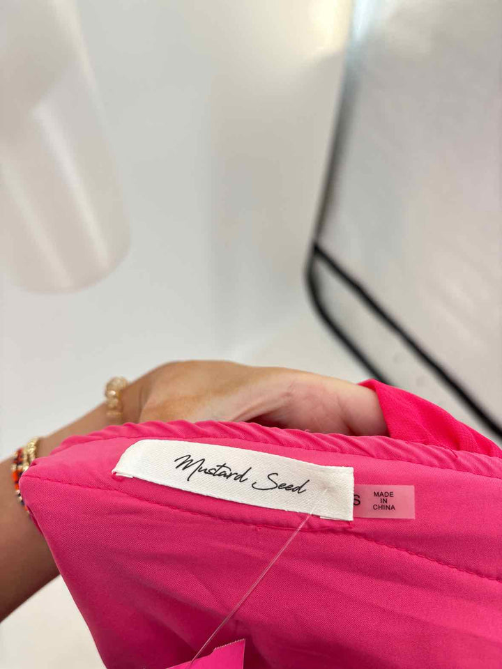 Size S MUSTARD SEED Fuschia Dress