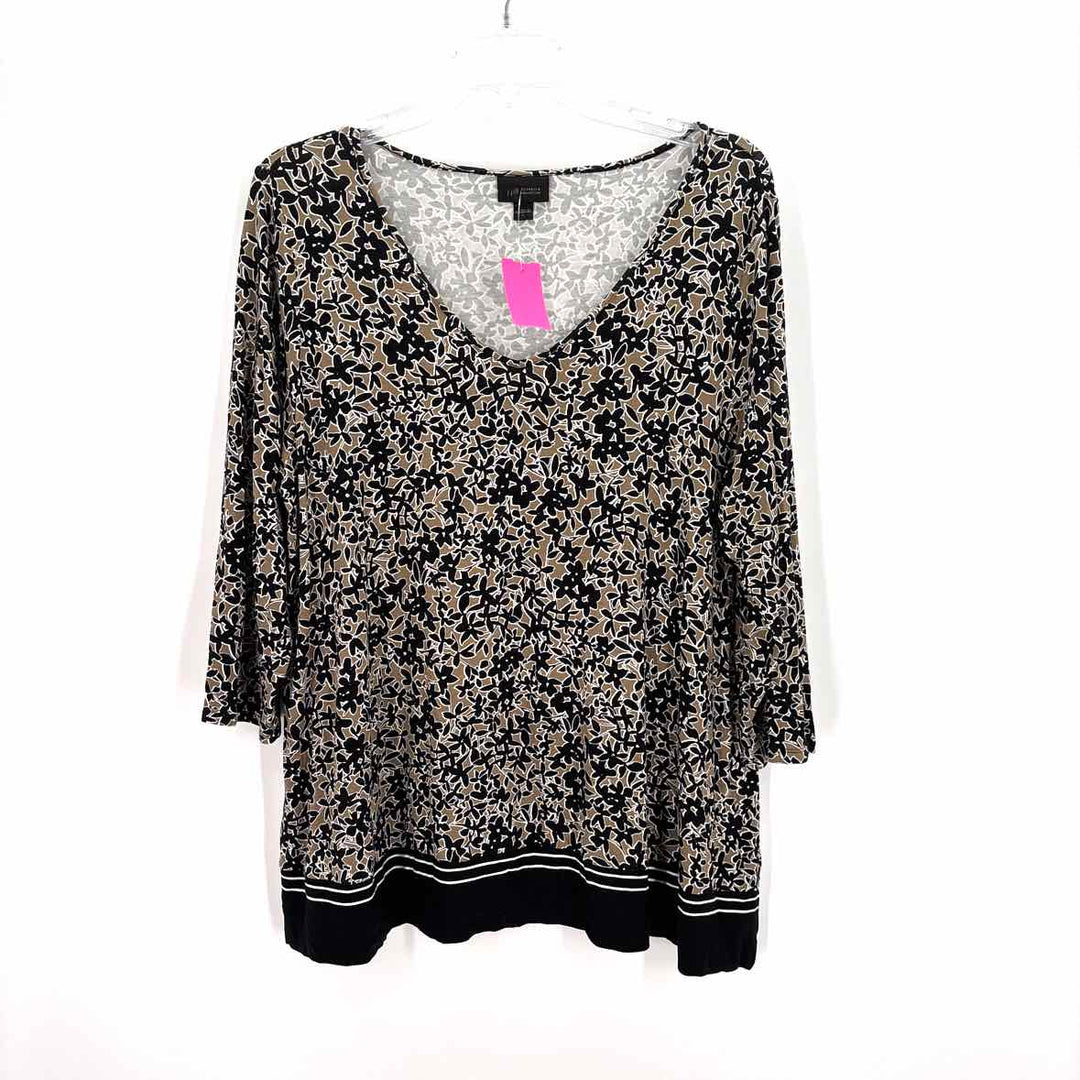 Size L J JILL Tan Shirt