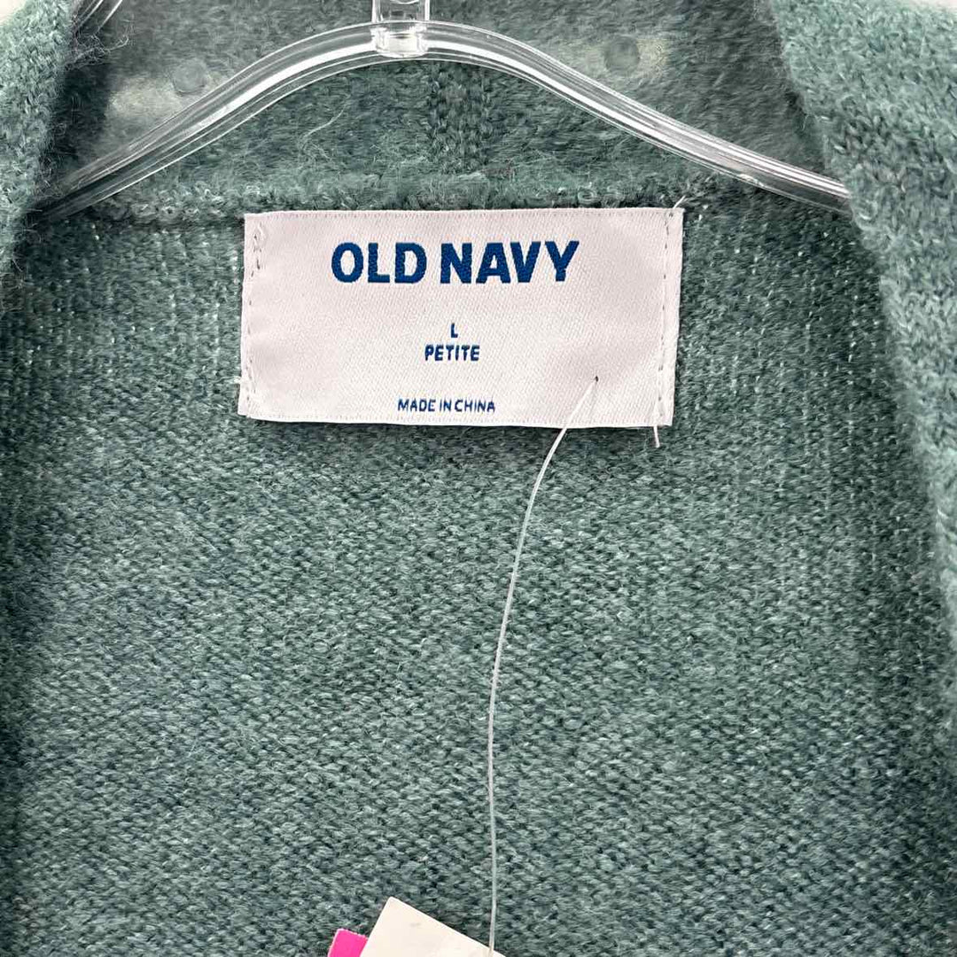 Size L Old Navy Green Cardigan