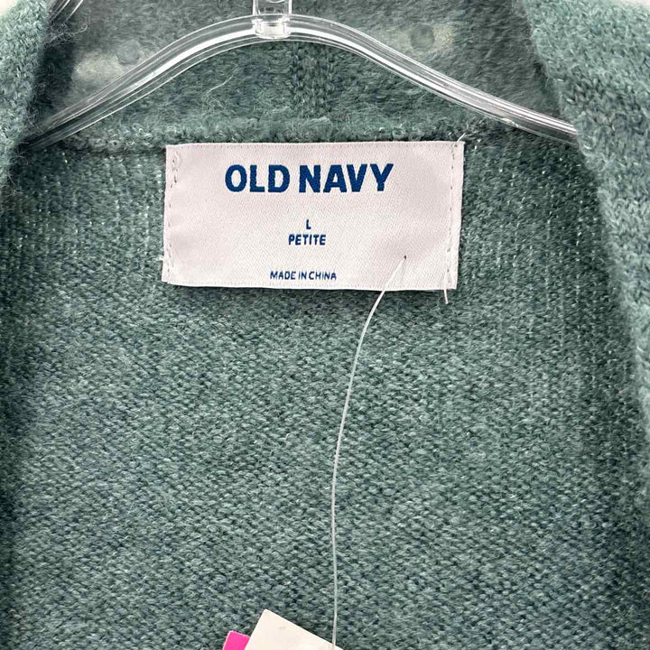 Size L Old Navy Green Cardigan