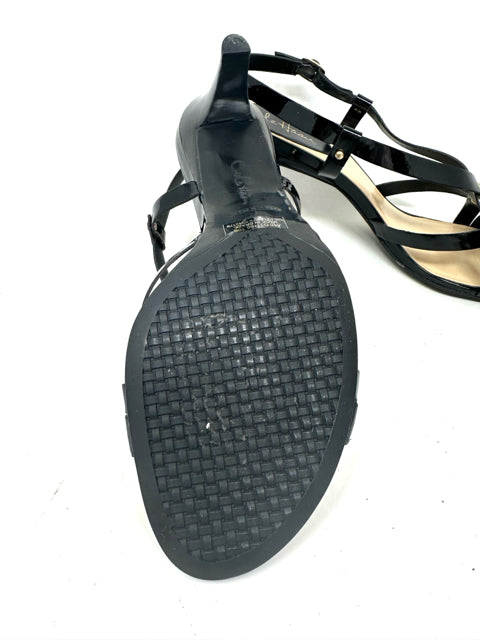 Shoe Size 10 Cole Haan Black PATENT Sandals