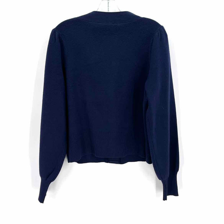 Size M CROWN & IVY Navy Knit Sweater