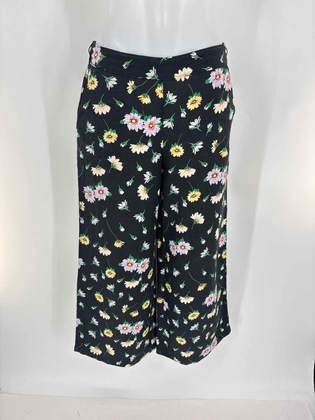 Size S LOFT Black Print Pants