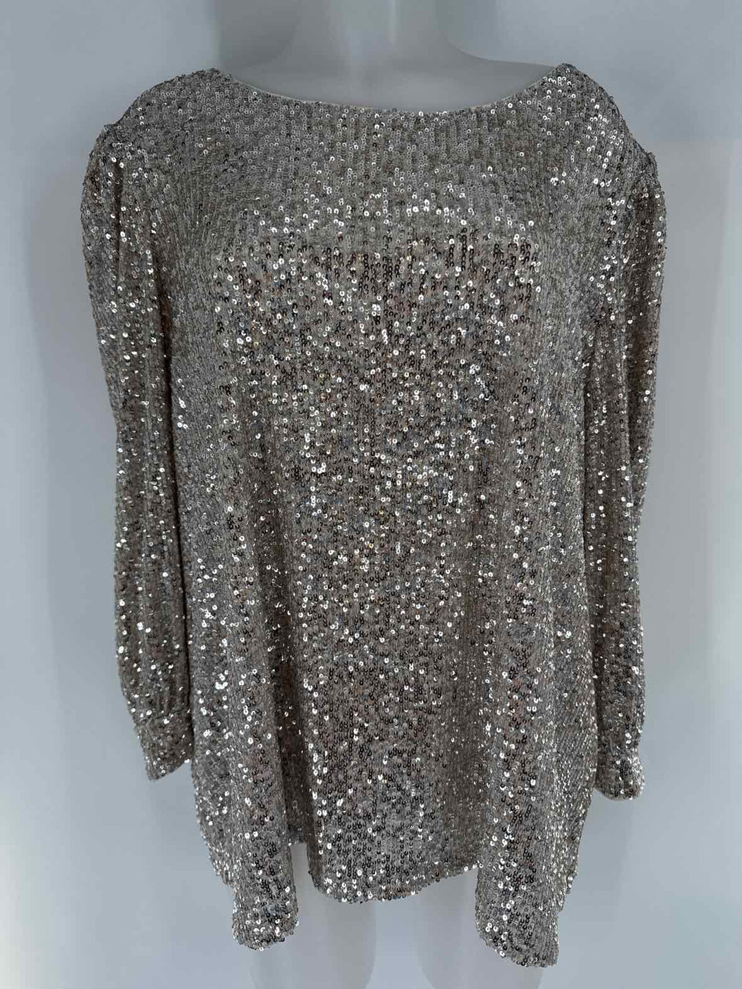 Size 3X CABLE & GAUGE Silver Shirt
