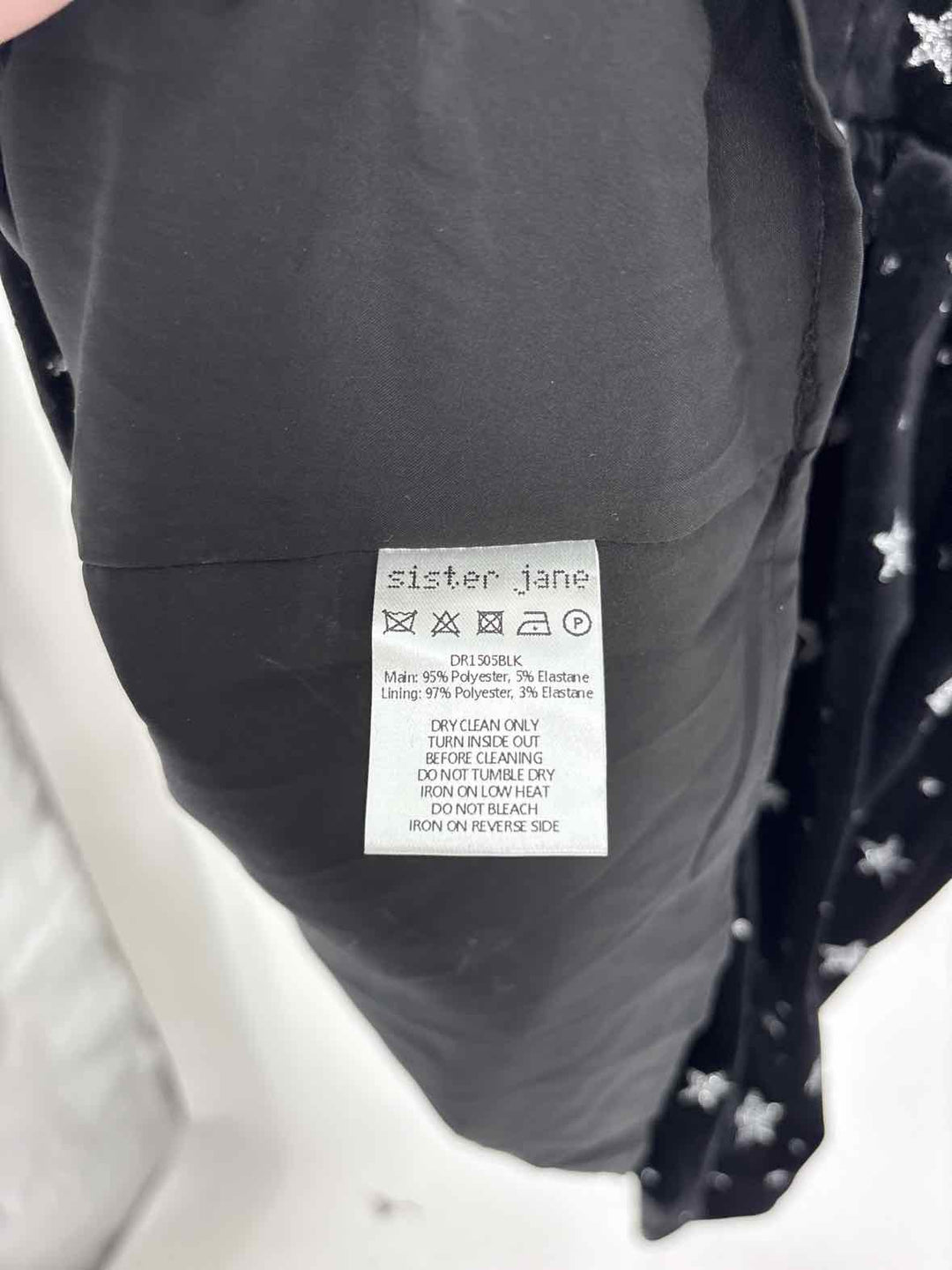 Size S Black Velour Dress