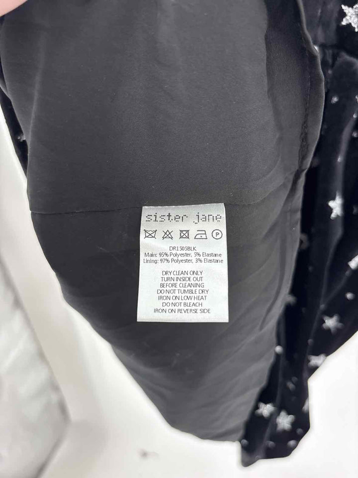 Size S Black Velour Dress