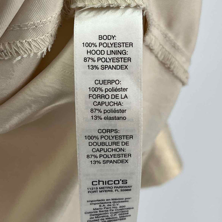 Size XL Chico's Gold Jacket