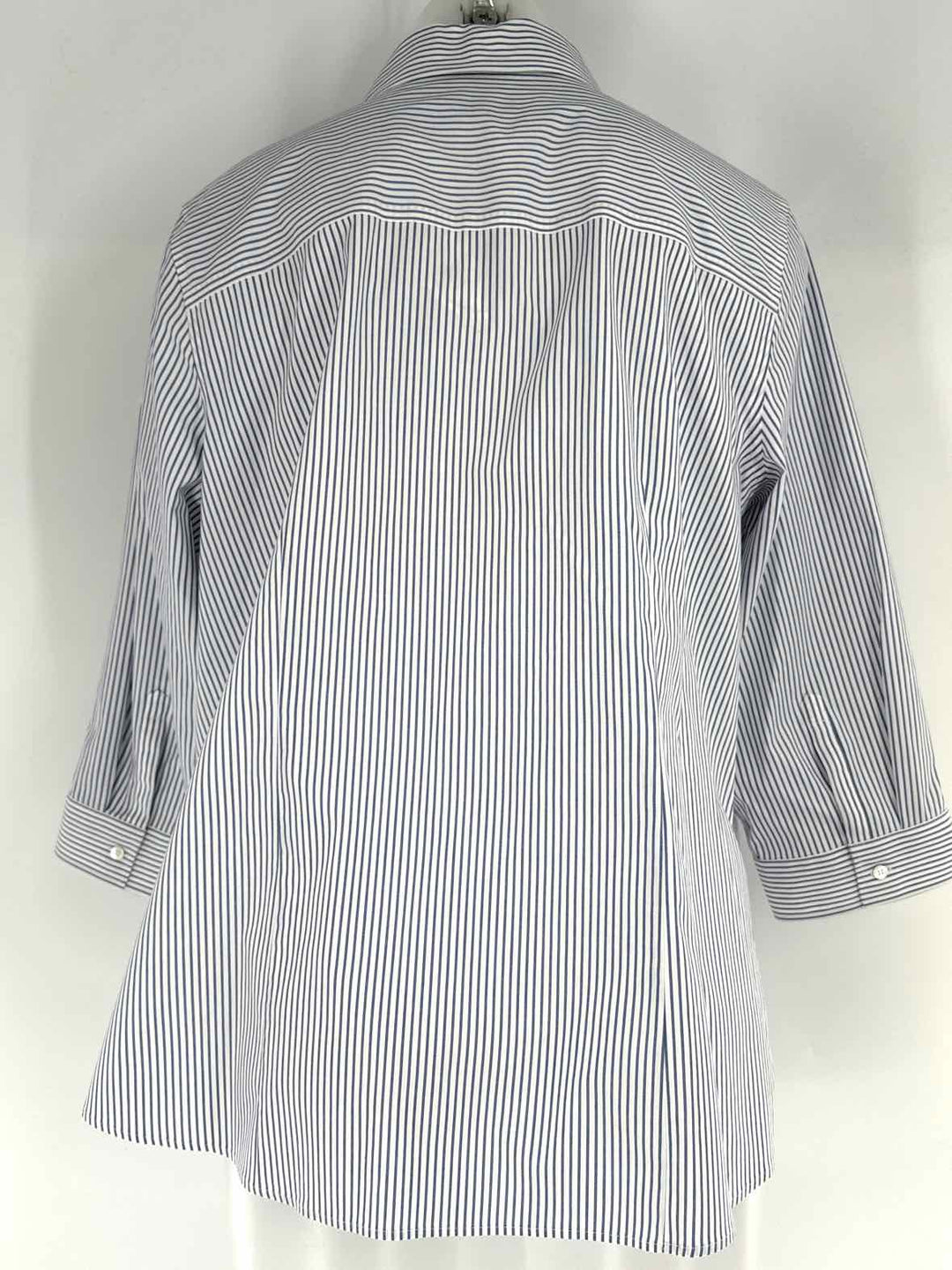 Size 16 Talbots White Print Shirt