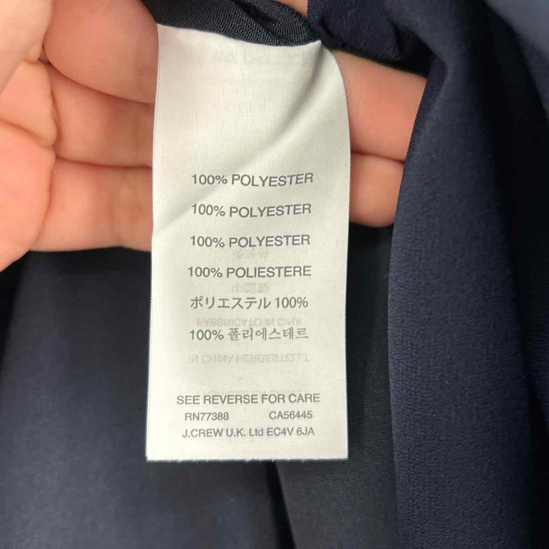 Size 8 J Crew Navy Skirt