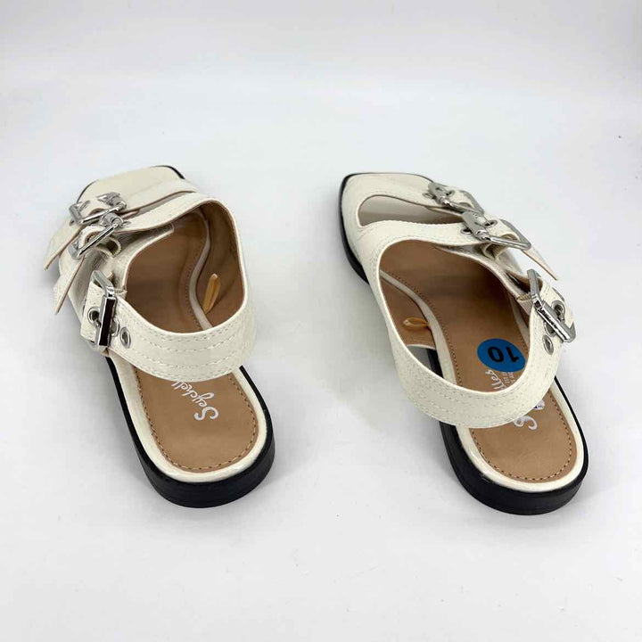 Shoe Size 10 SEYCHELLES Ivory Sandals