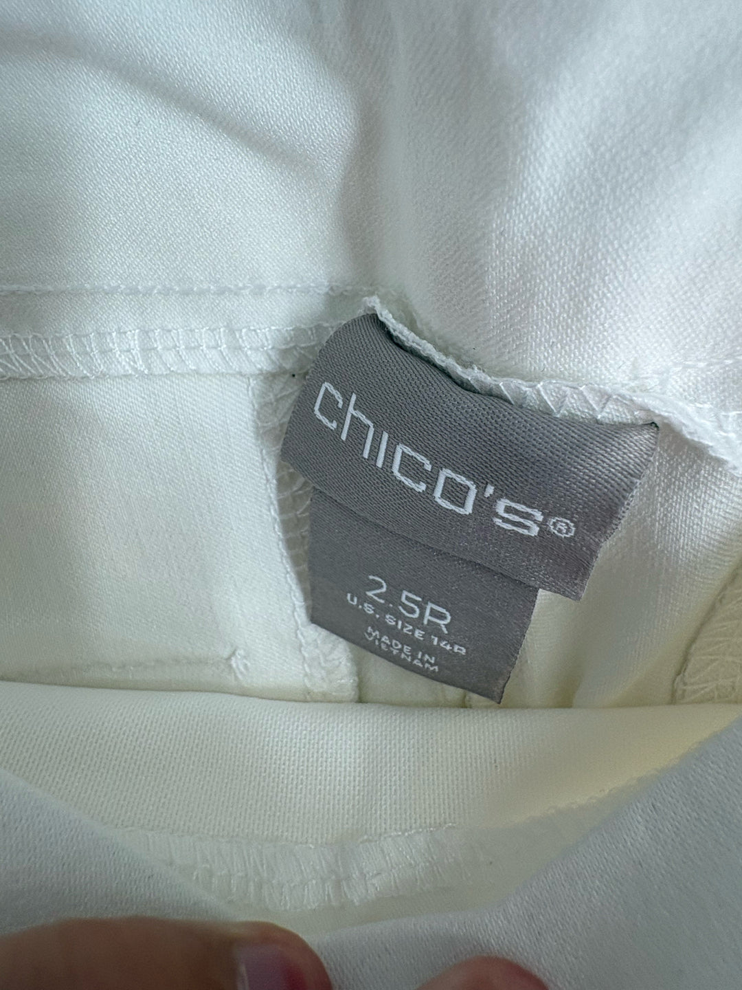 Size 14 Chico's White Pants