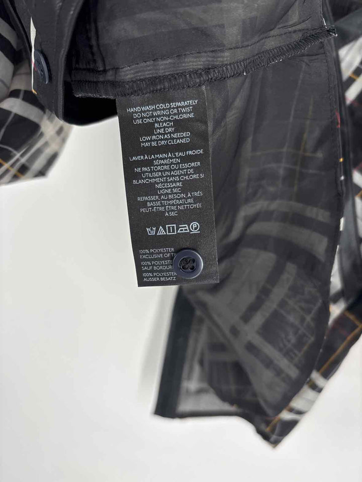 Size S Pilcro & the Letterpress Black Print Shirt