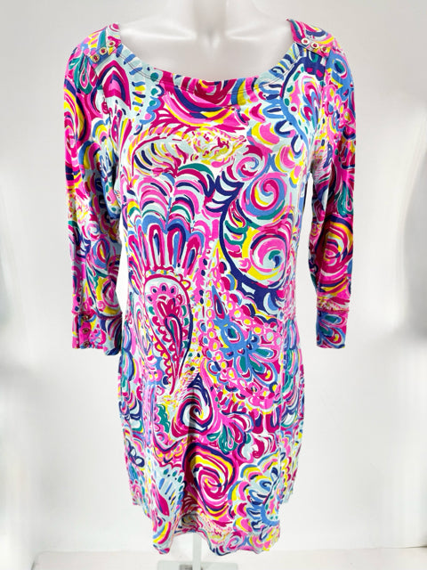 Size L Lilly Pulitzer Pink Cotton Dress