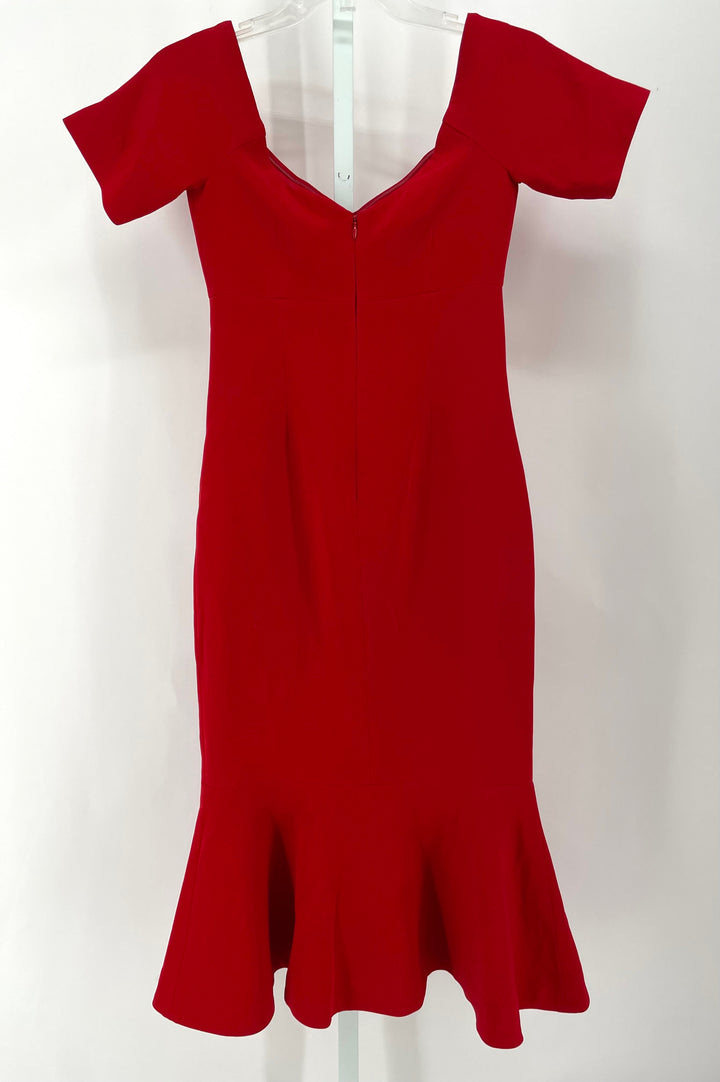 Size 0 Red Dress