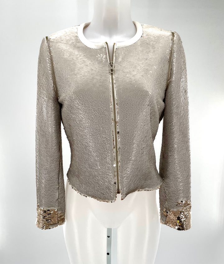 Size M TED BAKER Gold Blazer