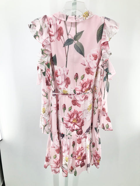 Size 3 TED BAKER Peach Dress