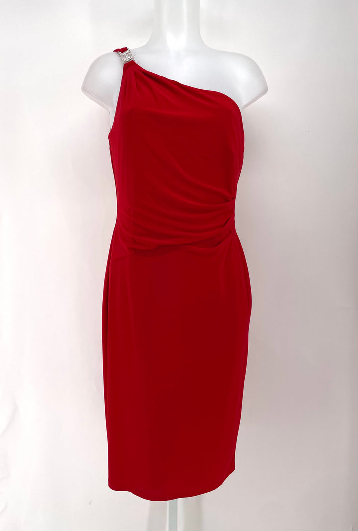 Size 8 RALPH LAUREN Red Dress