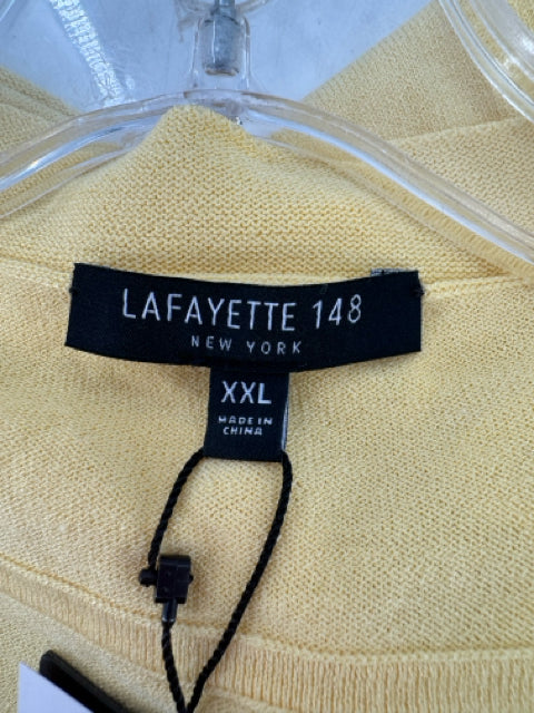 Size XXL LAFAYETTE Yellow Cardigan