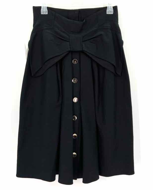 Size 8 Black Cotton Skirt