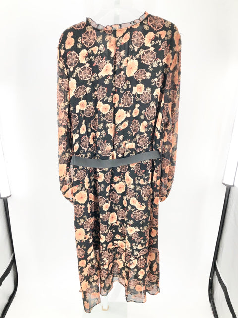 Size 3X Black Print Dress