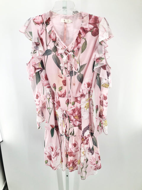 Size 3 TED BAKER Peach Dress