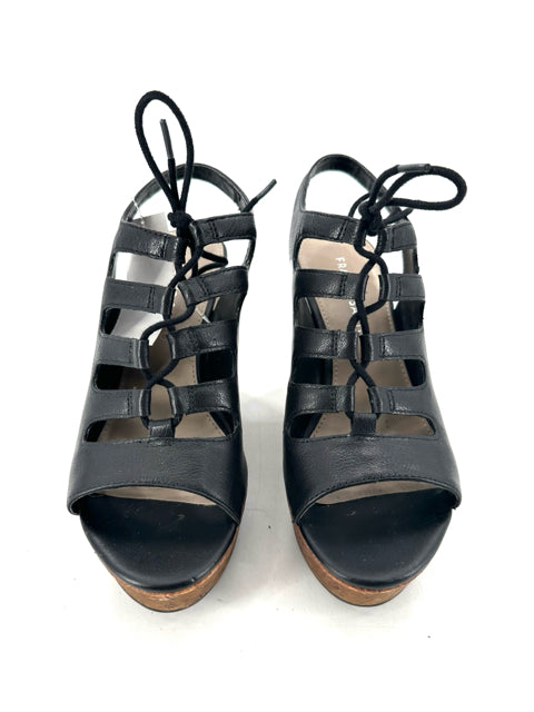 Shoe Size 6.5 FRANCO SARTO Black Sandals