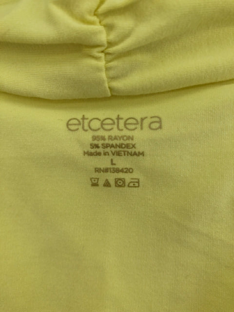 Size L ETCETERA Yellow Shirt