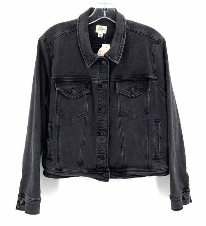 Size XXL J Crew Black Denim Jacket